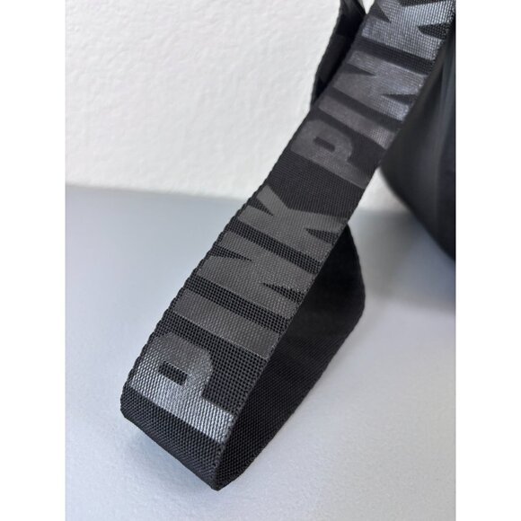 Victoria's Secret PINK black pineapple shoulder bag beach festival - Picture 3 of 9